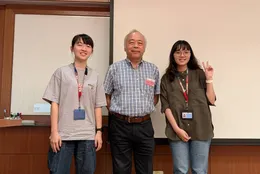 在聯詠科技授課喜遇兩位優秀畢業學生（2026/08/20）